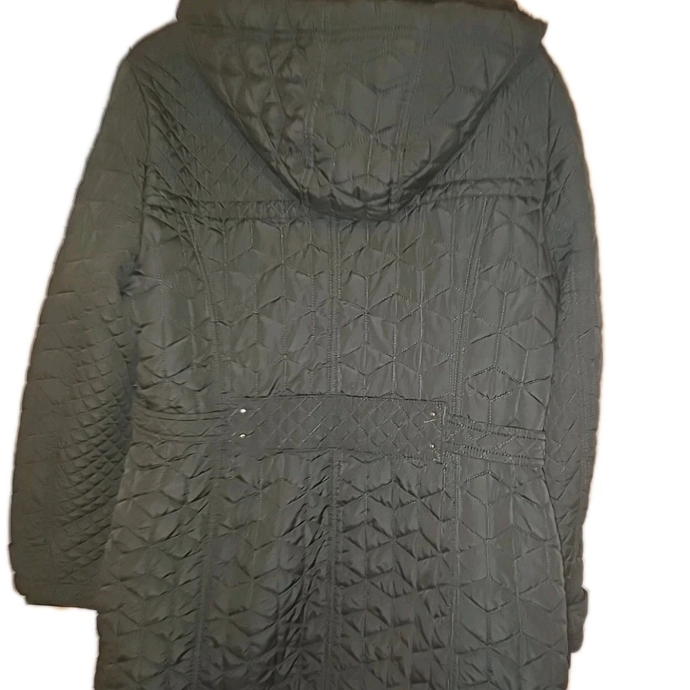 Weatherproof Women's Quilted Puffer Jacket‎ - Olive Green - Picture 2 of 11